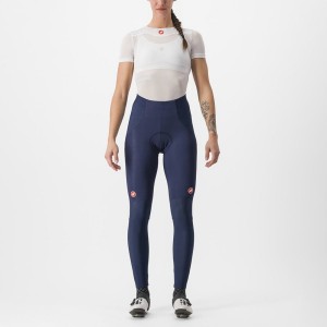 Castelli SORPASSO RoS W Women Leggings Blue / Silver | OQJH08629