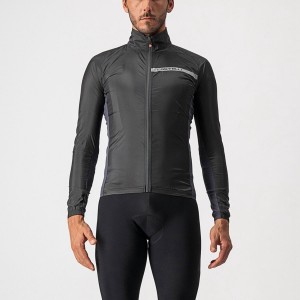 Castelli SQUADRA STRETCH Men Protection Black / Dark Grey | PCLA34971