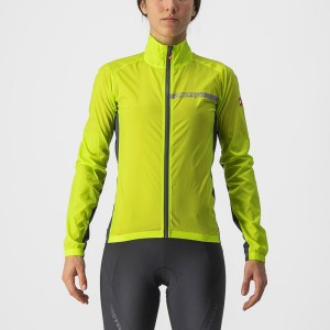 Castelli SQUADRA STRETCH W Women Protection Light Green / Dark Grey | XIQP67401