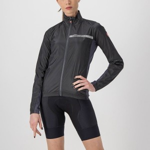 Castelli SQUADRA STRETCH W Women Protection Black / Dark Grey | GJPS37825