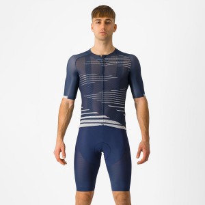 Castelli SUPERLEGGERA Men Bib Shorts Blue | KZYS75429