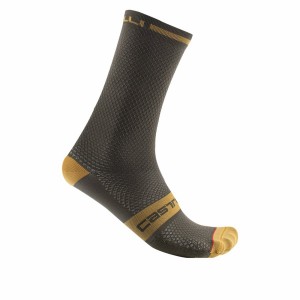 Castelli SUPERLEGGERA T 18 Men Socks Deep Green | QMLS16328