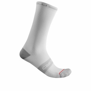 Castelli SUPERLEGGERA T 18 Men Socks White | SKUA12834