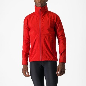 Castelli TRAIL GT Men Jackets Red | HLFI31975