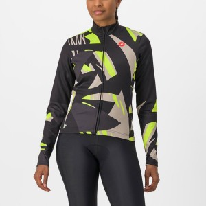 Castelli TROPICALE LS Women Jersey Black | KGFJ38406