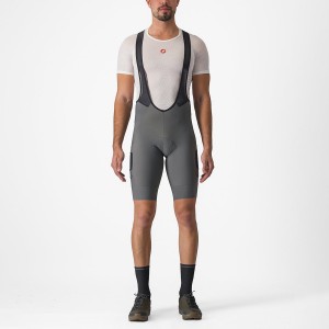 Castelli UNLIMITED CARGO Men Bib Shorts Grey | AXMF96175