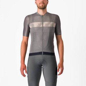 Castelli UNLIMITED ENDURANCE Men Jersey Grey | OSVK35186