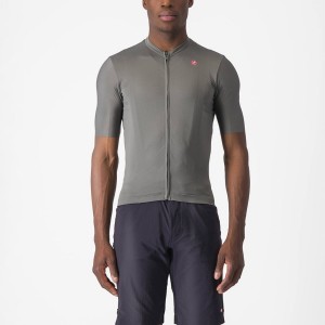 Castelli UNLIMITED ENTRATA 2 Men Jersey Grey | HGFZ15874