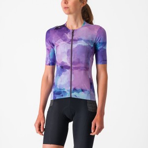 Castelli UNLIMITED PRO W Women Jersey Purple | EXPC38964