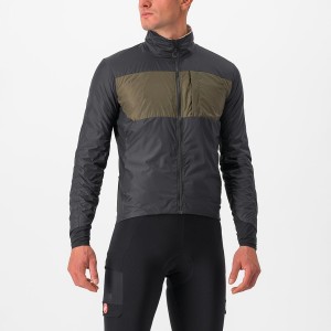 Castelli UNLIMITED PUFFY Men Jackets Black | JKMS94851