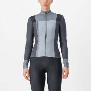 Castelli UNLIMITED W THERMAL Women Jersey Black / Grey | WEKV02154