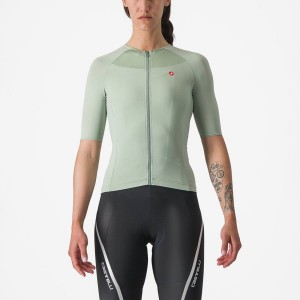 Castelli VELOCISSIMA 2 Women Jersey Green / Blue | FYNW46230