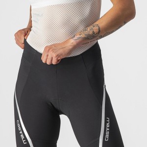 Castelli VELOCISSIMA 3 Women Shorts Black / Silver | RKWO57238