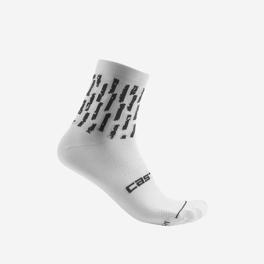 Castelli AERO PRO W 9 CM Women Socks White | GRCQ04815