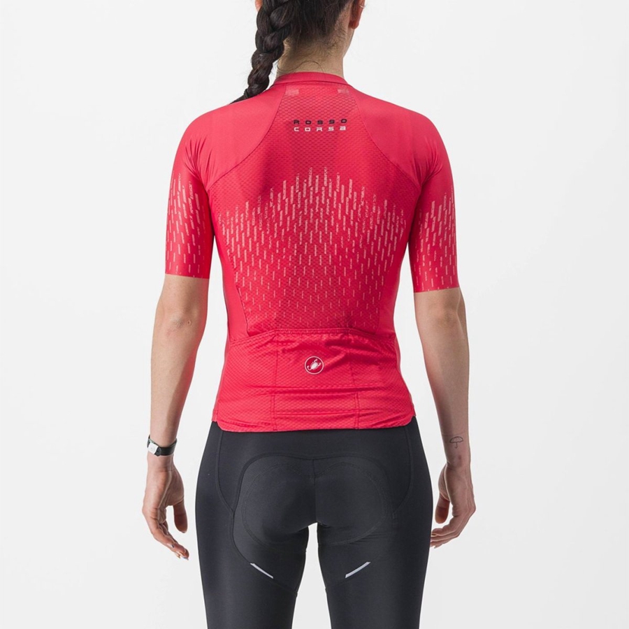 Castelli AERO PRO W Women Jersey Red | IXLP17948