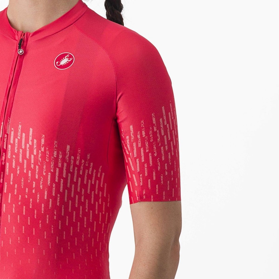 Castelli AERO PRO W Women Jersey Red | IXLP17948