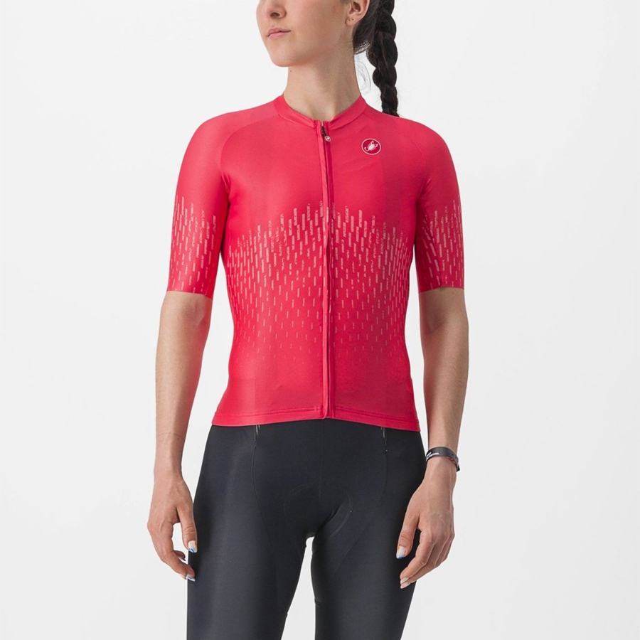 Castelli AERO PRO W Women Jersey Red | IXLP17948