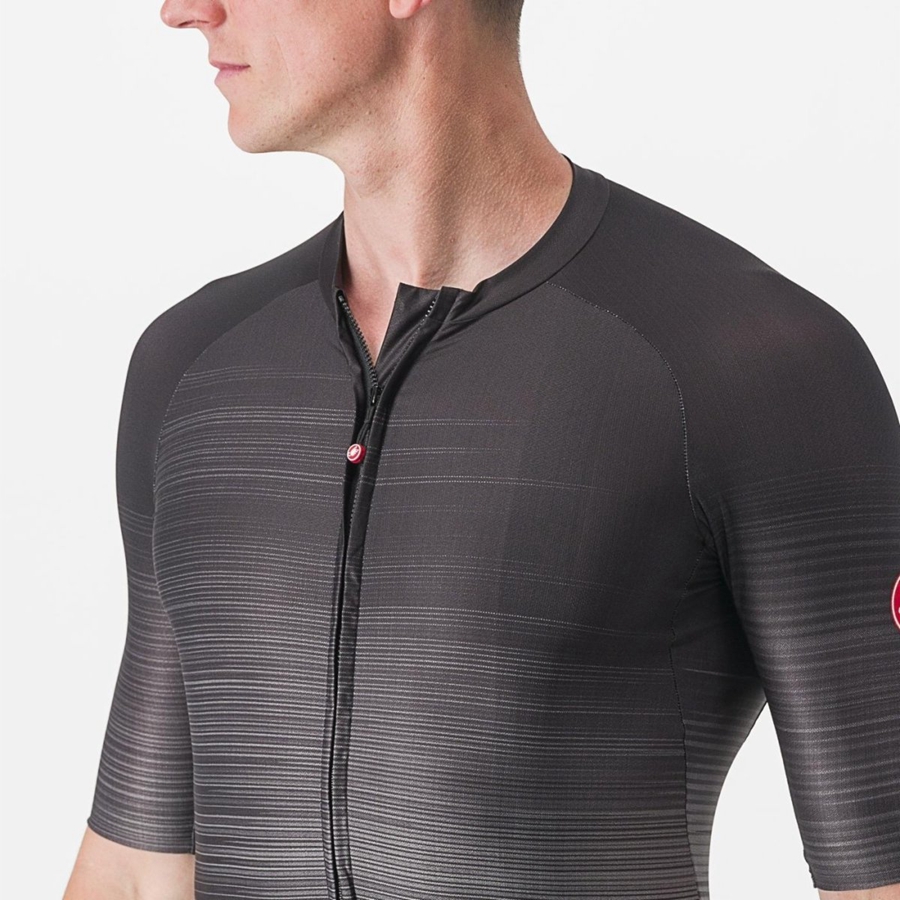 Castelli AERO RACE 6.0 Men Jersey Black | JKDR61293