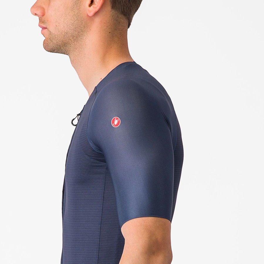 Castelli AERO RACE 7.0 Men Jersey Blue | OBRW69250