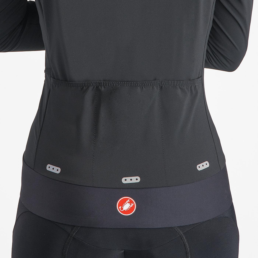 Castelli ALPHA FLIGHT ROS W Women Jackets Black / Black | TEBH72015