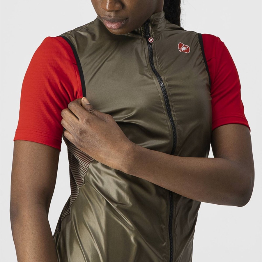 Castelli ARIA W Women Vest Brown | BRKW09768