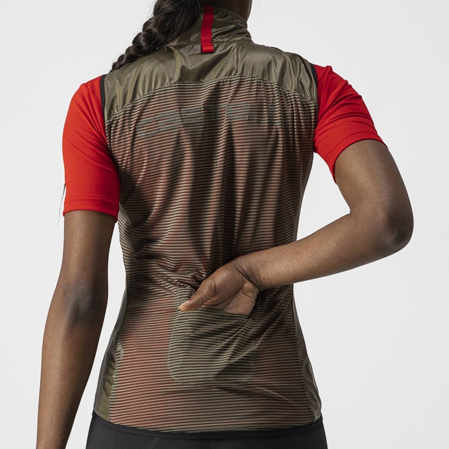 Castelli ARIA W Women Vest Brown | BRKW09768