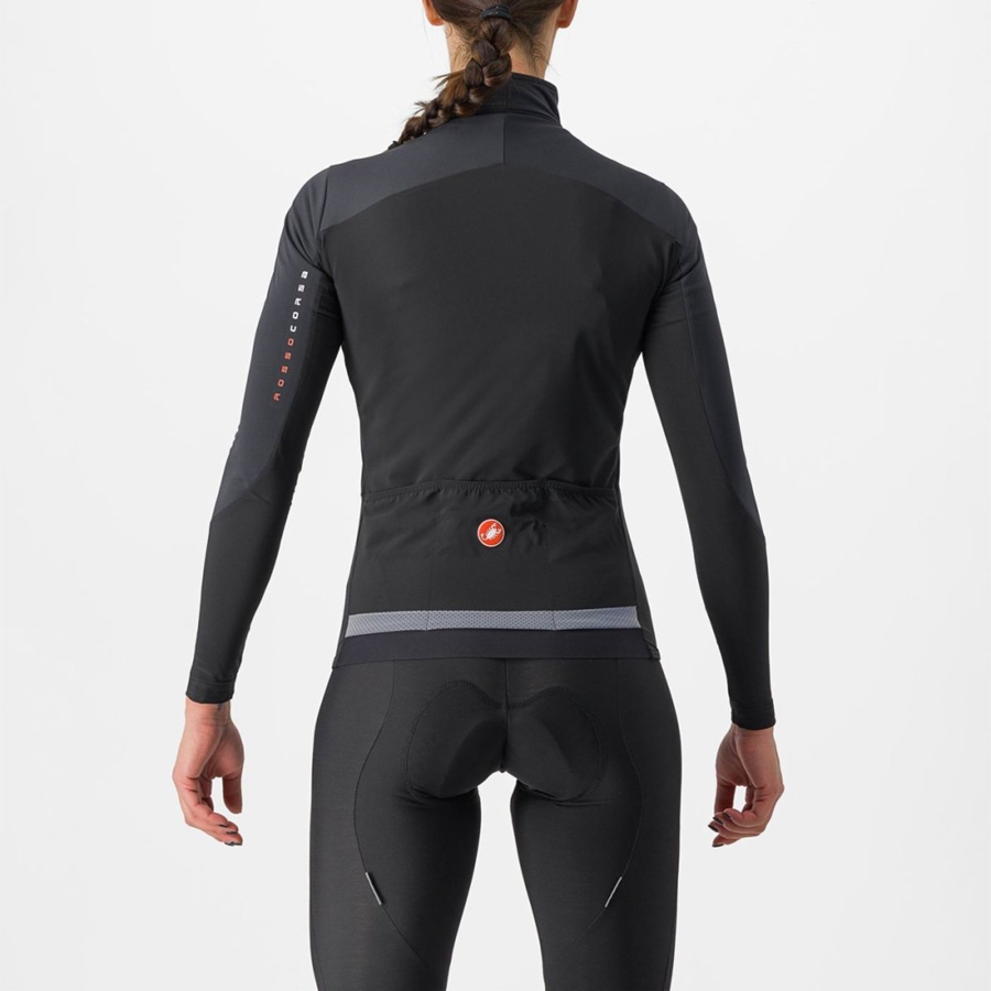 Castelli BETA RoS W Women Jackets Black | IJOM57829