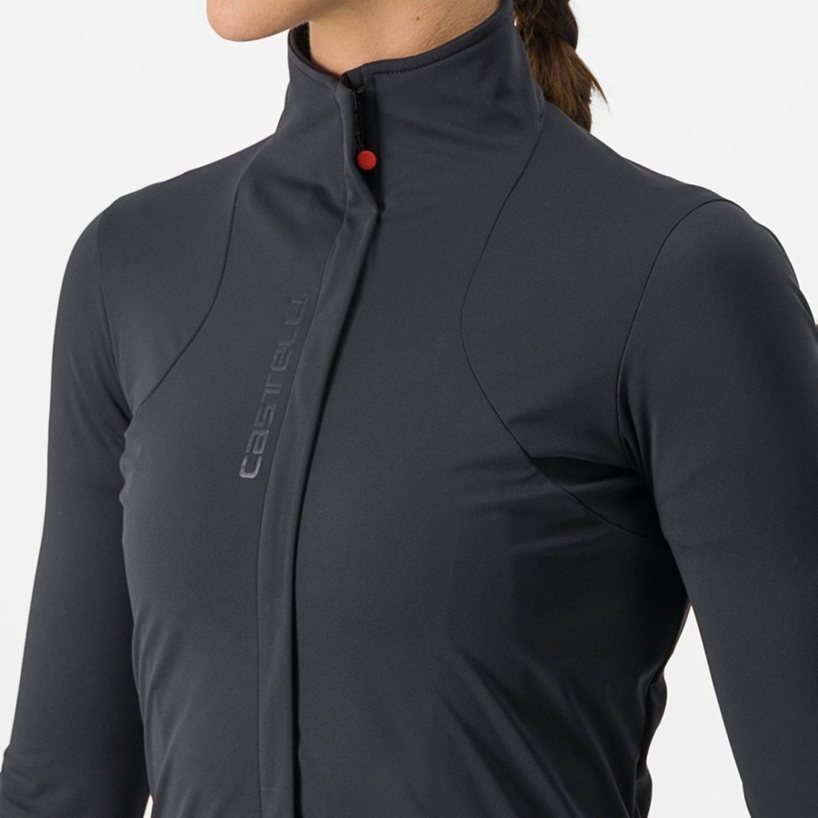 Castelli BETA RoS W Women Jackets Black | IJOM57829