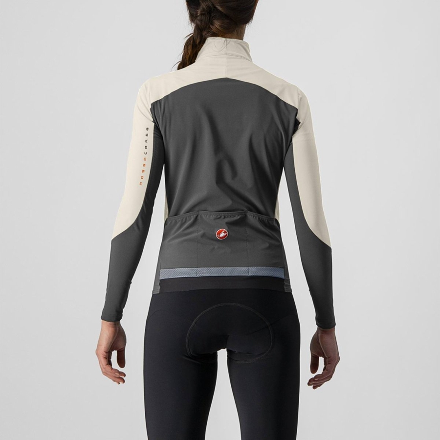 Castelli BETA RoS W Women Jackets Dark Grey | QWBZ49180