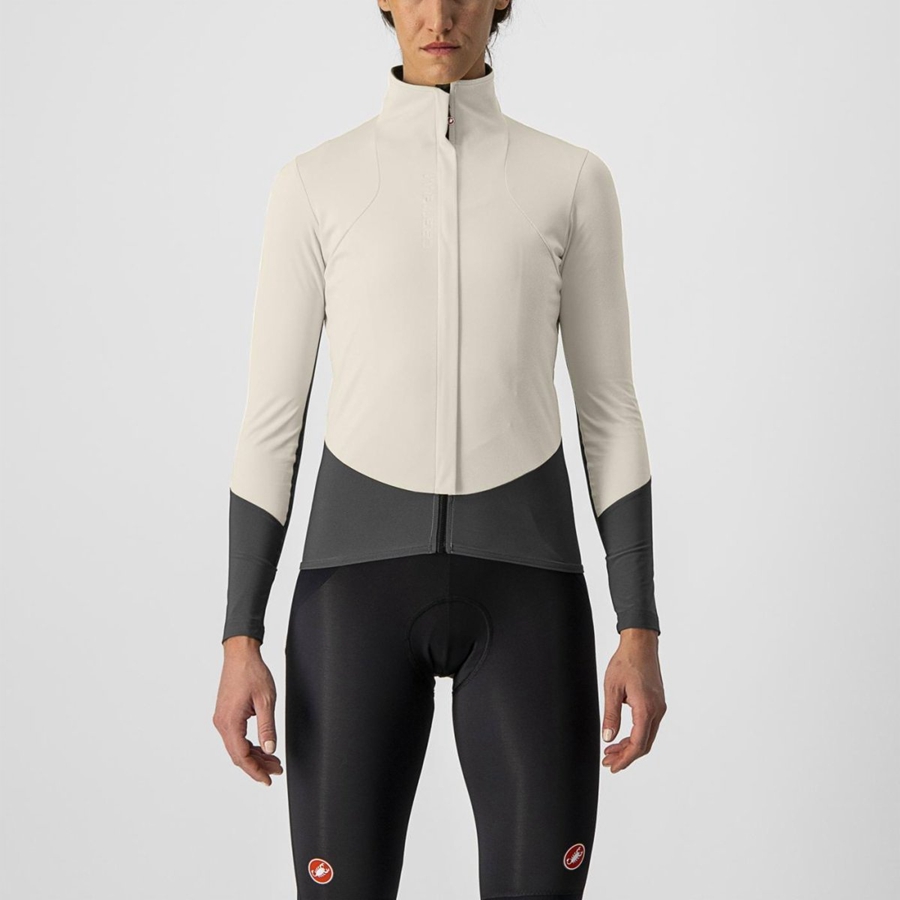 Castelli BETA RoS W Women Jackets Dark Grey | QWBZ49180