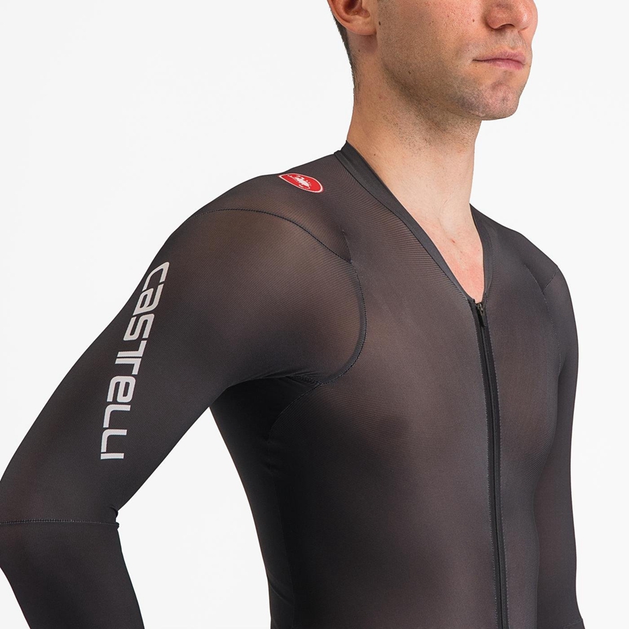 Castelli BODY PAINT 4.X Men Speedsuits Black | DULT80473