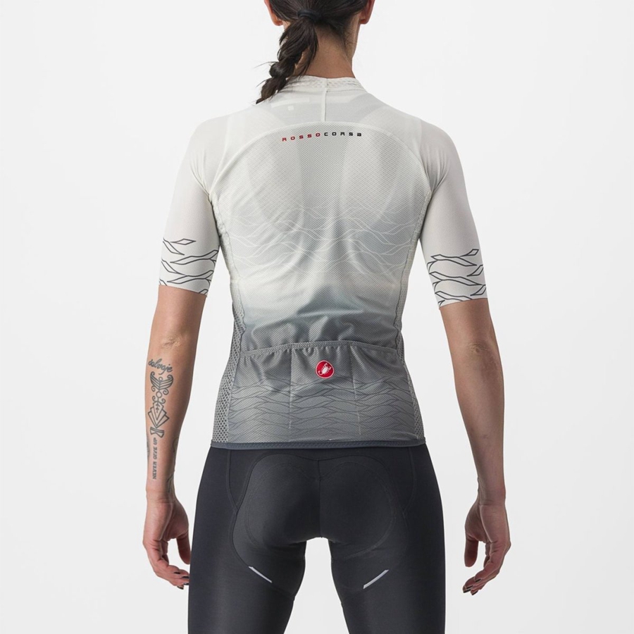 Castelli CLIMBER'S 2.0 W Women Jersey White / Olive | YJOQ20983