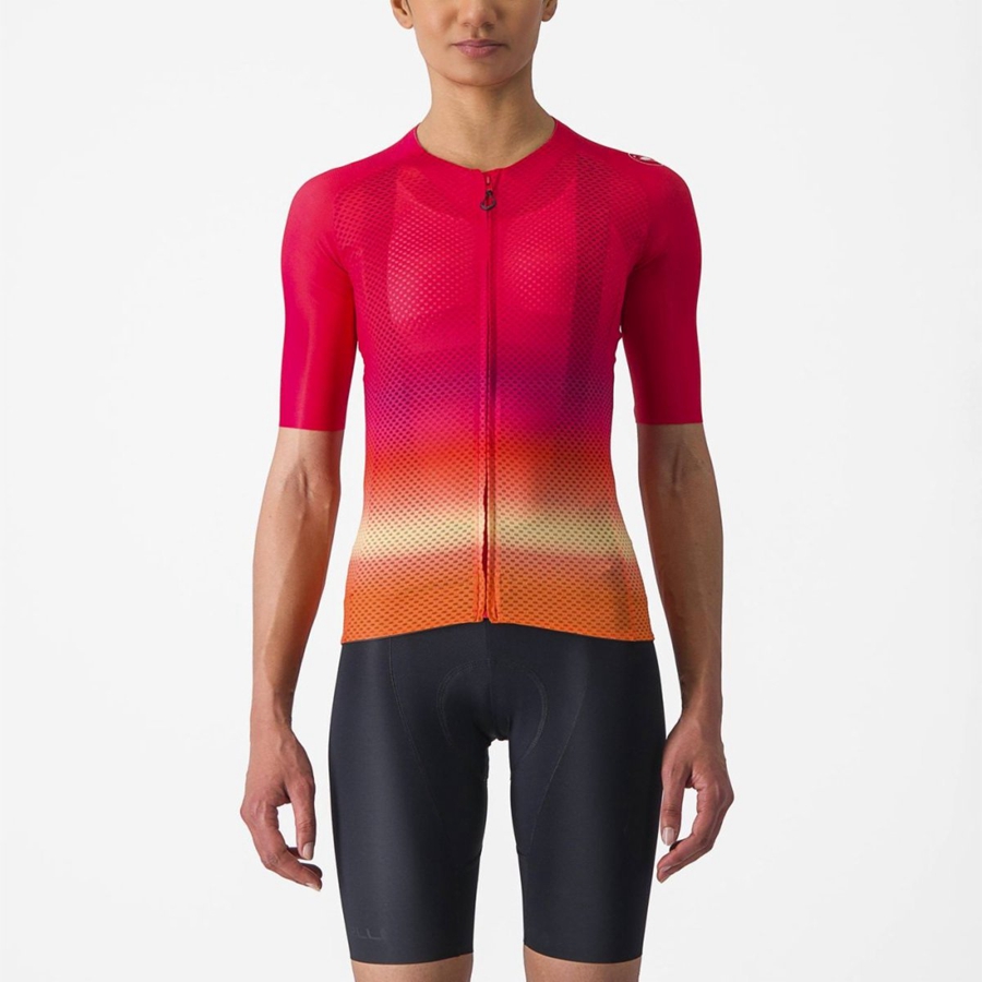 Castelli CLIMBER\'S 4.0 W Women Jersey Pink | ONYW32641