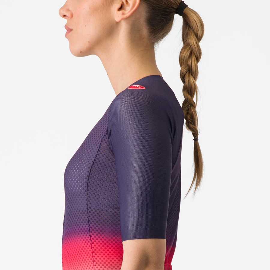 Castelli CLIMBER'S 4.0 W Women Jersey Pink / Orange | PCLS67298