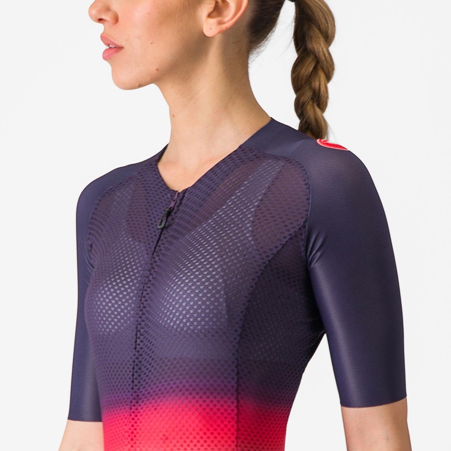 Castelli CLIMBER'S 4.0 W Women Jersey Pink / Orange | PCLS67298