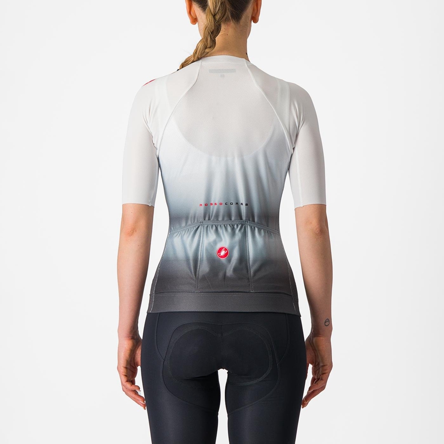 Castelli CLIMBER'S 4.0 W Women Jersey White / Dark Grey | LPZI18362