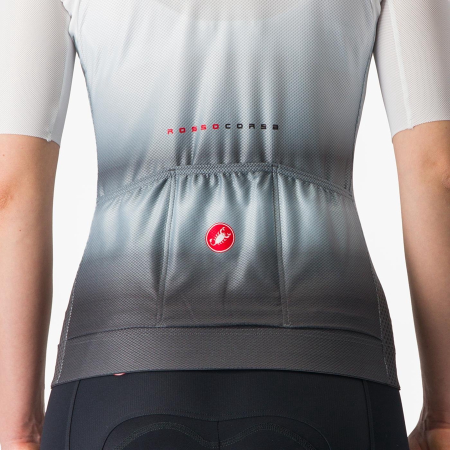 Castelli CLIMBER'S 4.0 W Women Jersey White / Dark Grey | LPZI18362