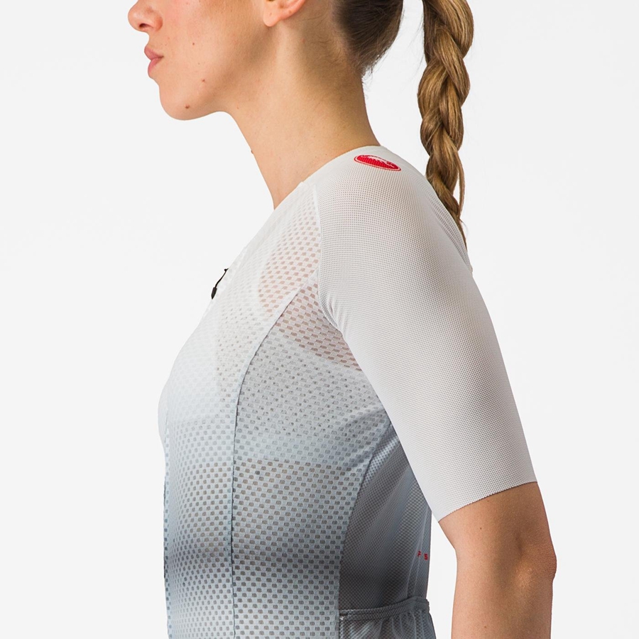 Castelli CLIMBER'S 4.0 W Women Jersey White / Dark Grey | LPZI18362