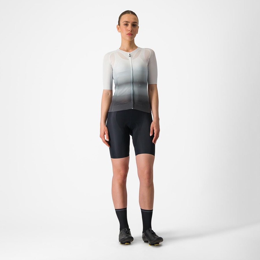 Castelli CLIMBER'S 4.0 W Women Jersey White / Dark Grey | LPZI18362