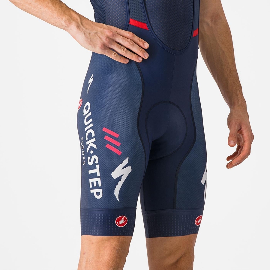 Castelli COMPETIZIONE Men Bib Shorts Blue | XMNP04273