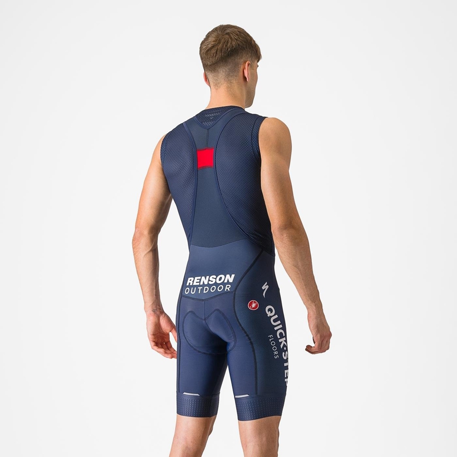 Castelli COMPETIZIONE Men Bib Shorts Blue | XMNP04273