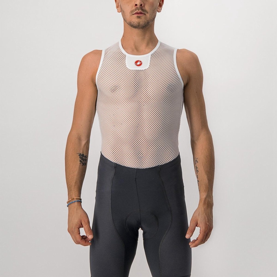 Castelli CORE MESH 3 SLEEVELESS Men Base Layer White | ABPK34087