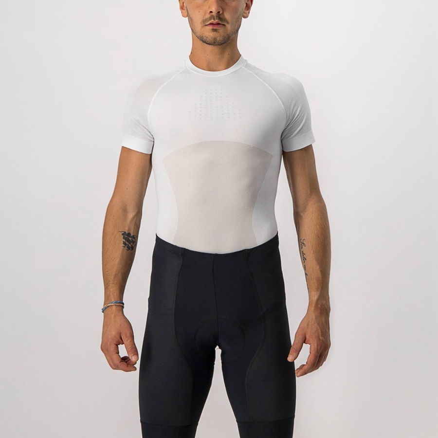 Castelli CORE SEAMLESS SS Men Base Layer White | VIPZ95346