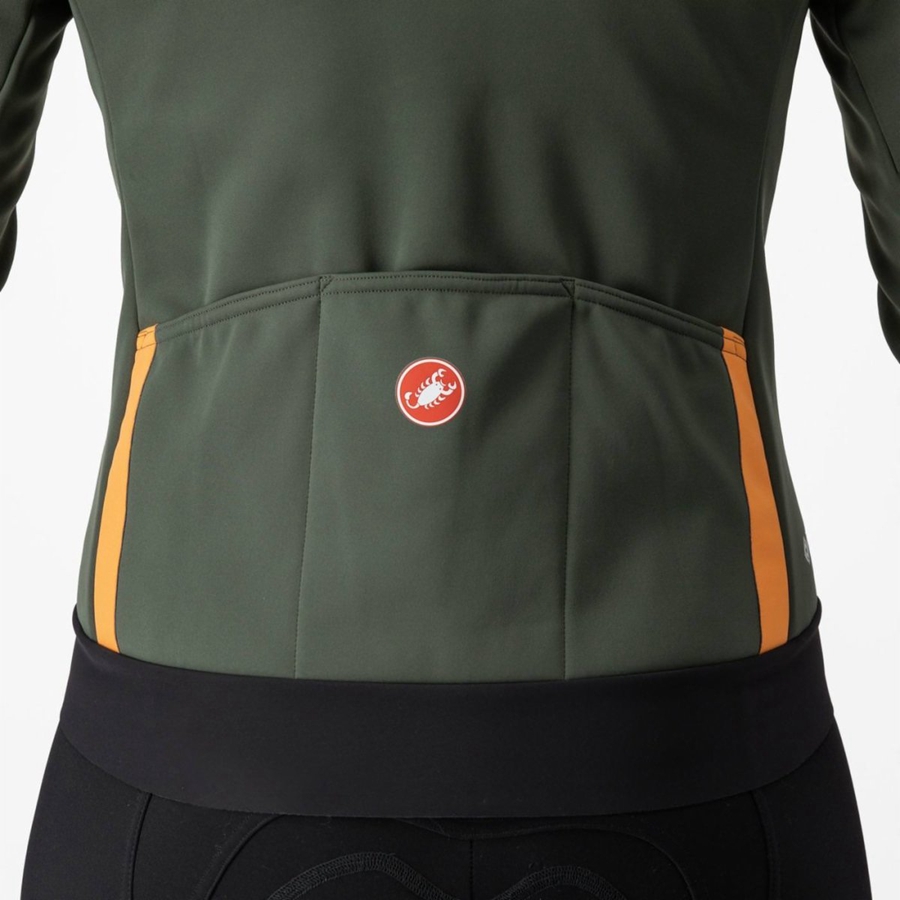 Castelli DINAMICA 2 Women Jackets Green | NKSF91763