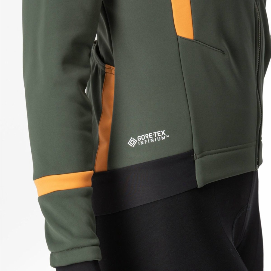 Castelli DINAMICA 2 Women Jackets Green | NKSF91763