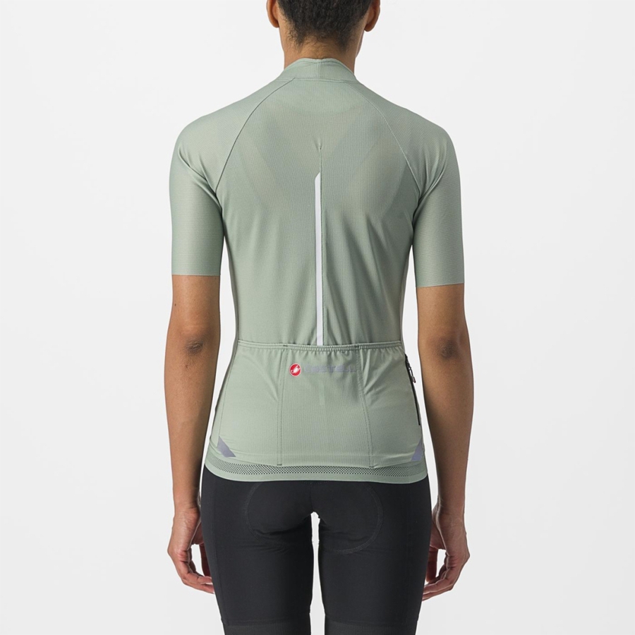 Castelli ENDURANCE W Women Jersey Green | XFLH85437