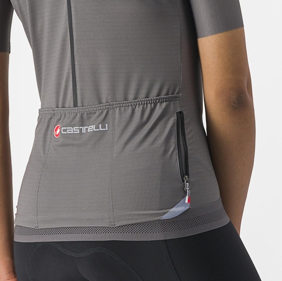 Castelli ENDURANCE W Women Jersey Grey | FPNZ08637