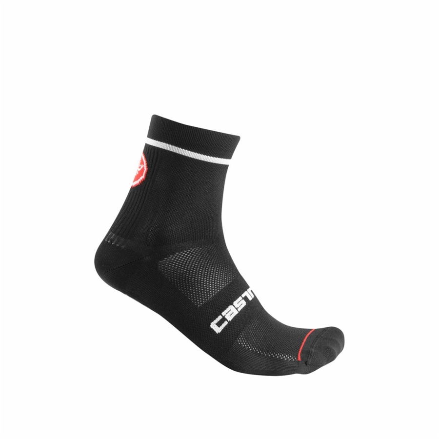 Castelli ENTRATA 9 Men Socks Black | QNUK57628