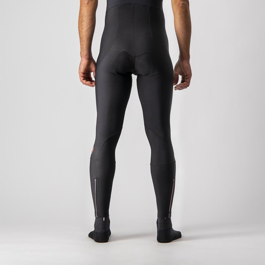 Castelli ENTRATA Men Bib Tights Black | XWGO91265