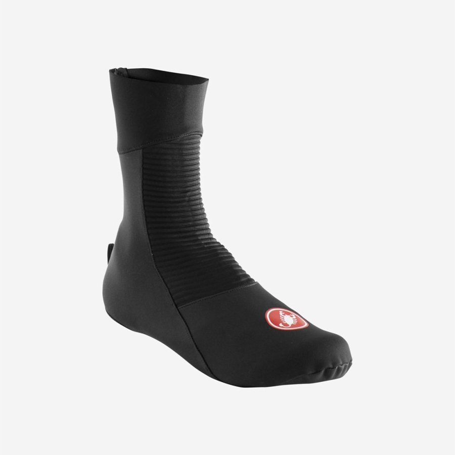 Castelli ENTRATA Men Shoecovers Black | XEUC50814